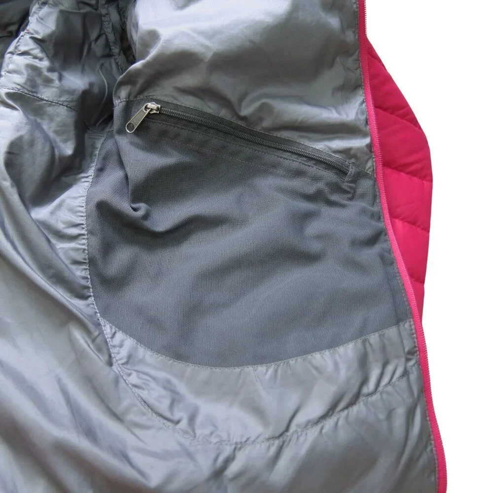 PATAGONIA Women's Cherry Red Down Sweater Puffer Jacket Size XS Lightweight